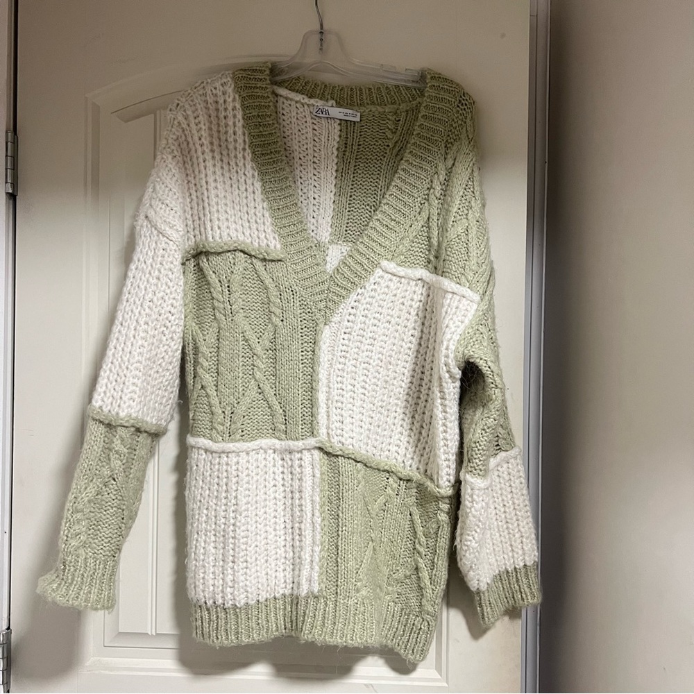 ZARA oversized knit sweater